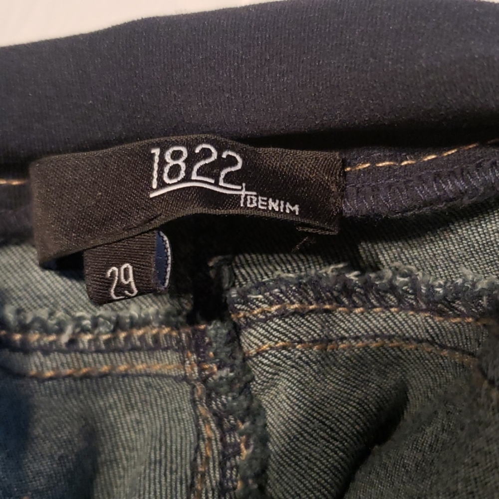 1822 DENIM New Maternity Jeans Stretch Top Pull On Bootcut Women's 29 NWOT - Picture 9 of 10